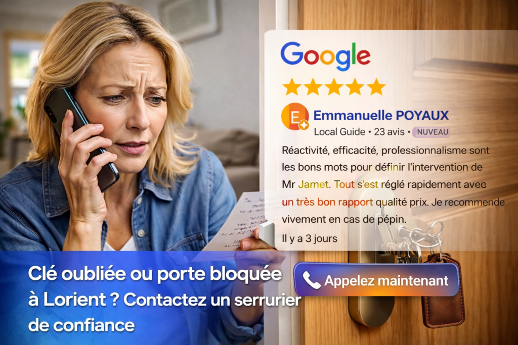 cylindre dépasse serrurier Lanester, celui ci déborde de votre serrure, une aubaine pour les cambrioleurs